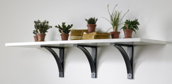 Wall Shelf with Brackets