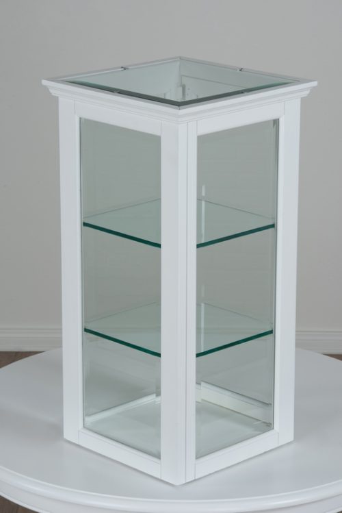 Glass Top Curio w/Lock