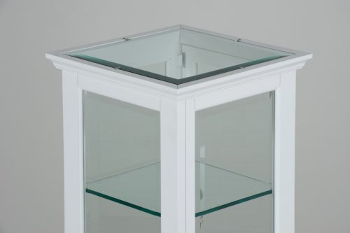 Glass Top Curio w/Lock