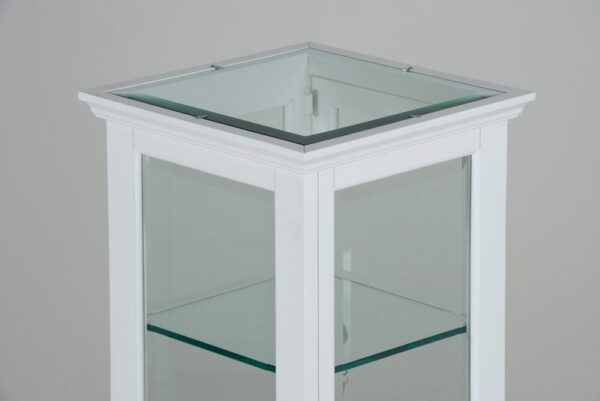 Glass Top Curio w/Lock