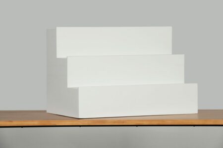 7069-W Large 3 Step Display with Storage