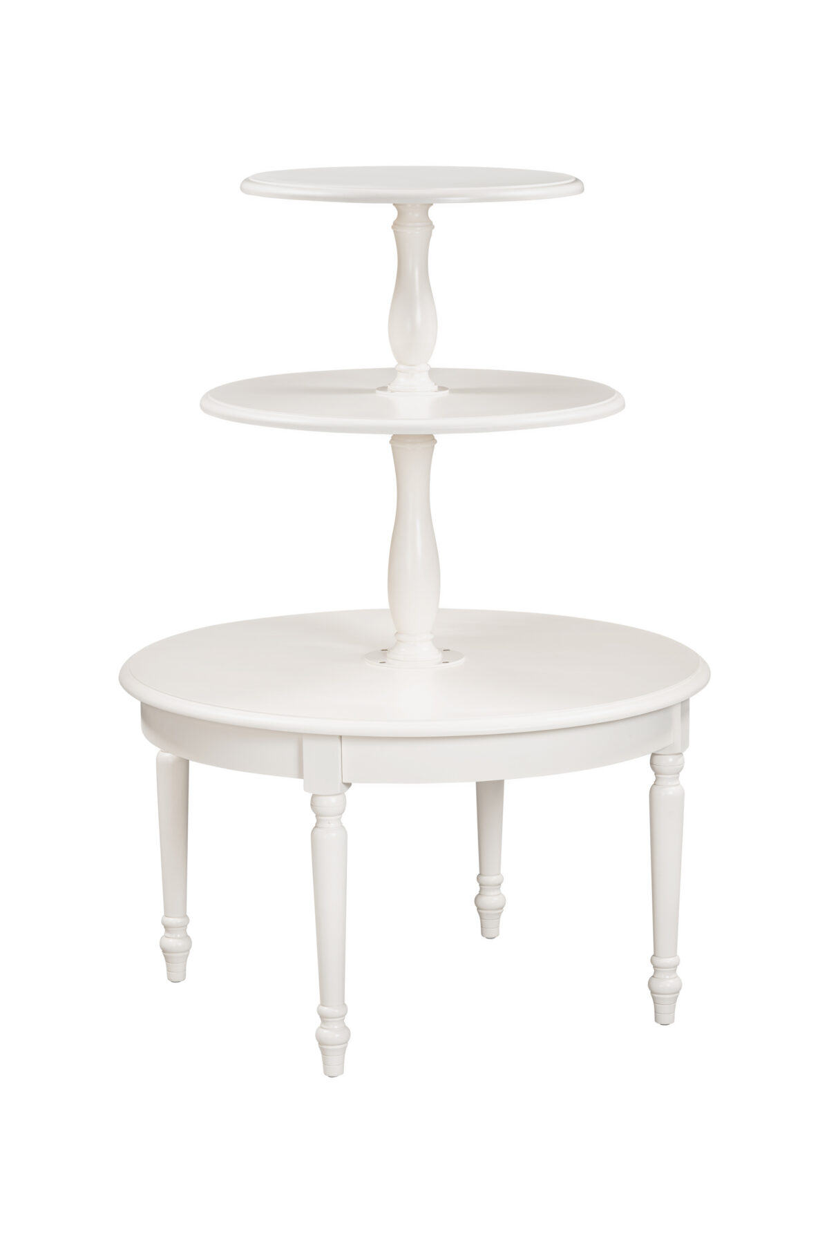 2448-AW Three Tier Round Table