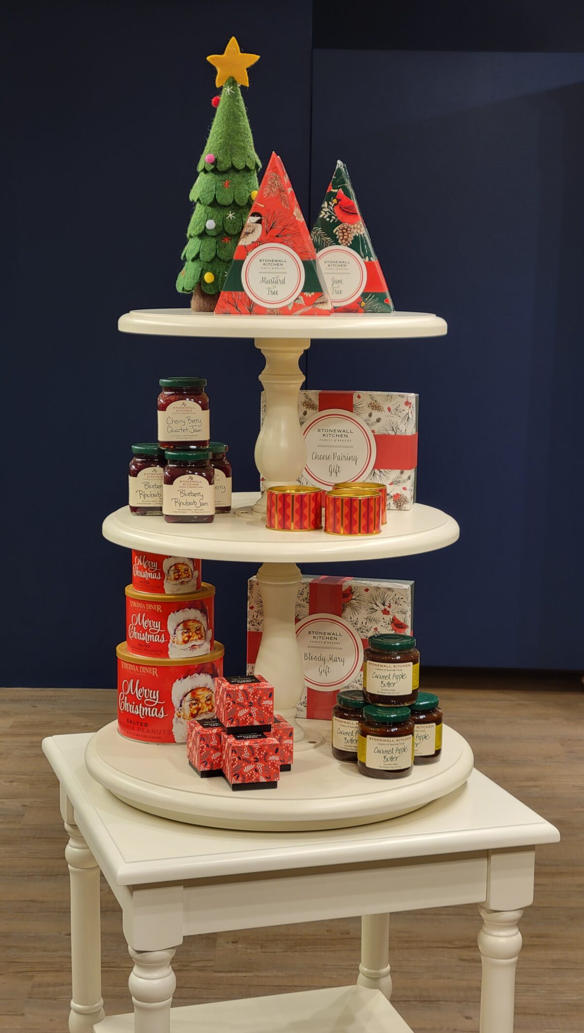 2442-AW Three Tier Round Countertop Display